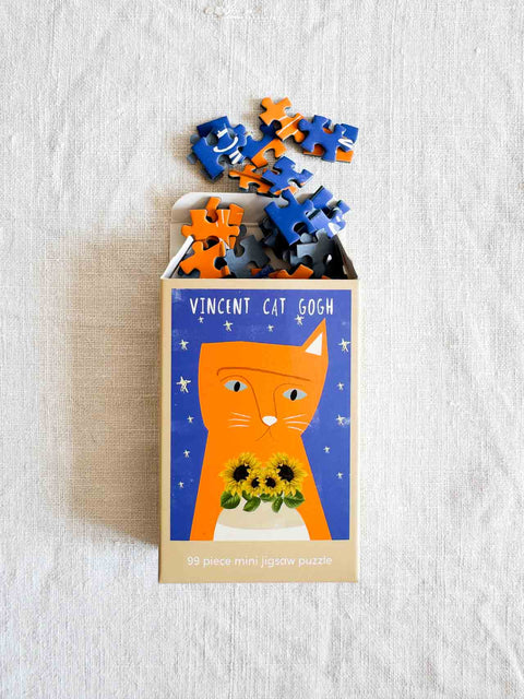 Mini Puzzle 99p - Cat Gogh