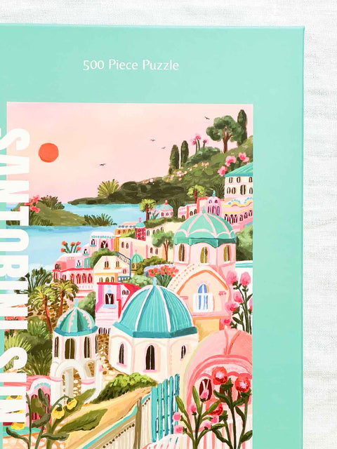 Puzzle - Santorini sun 500p.