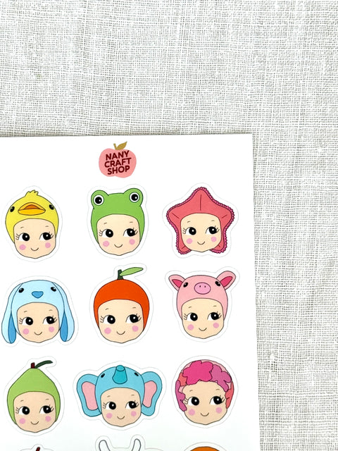 Planche stickers A6 Baby