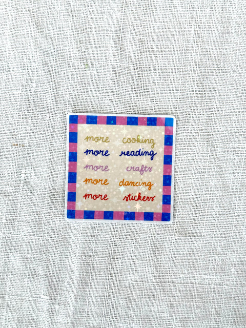 Stickers Effet paillettes étoilées
