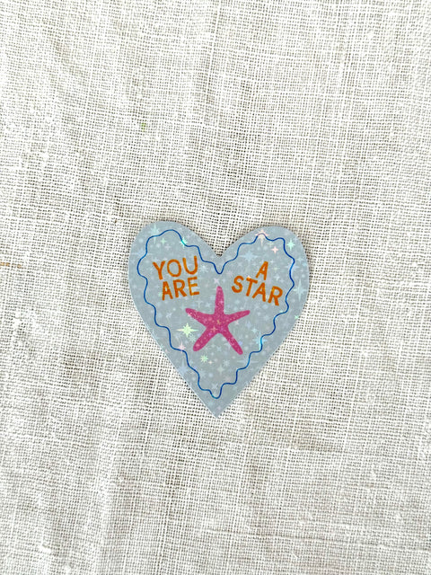 Stickers Effet paillettes étoilées