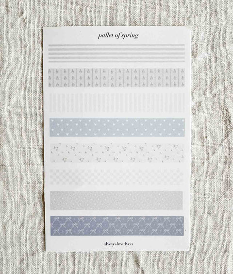 Stickers Palette de printemps