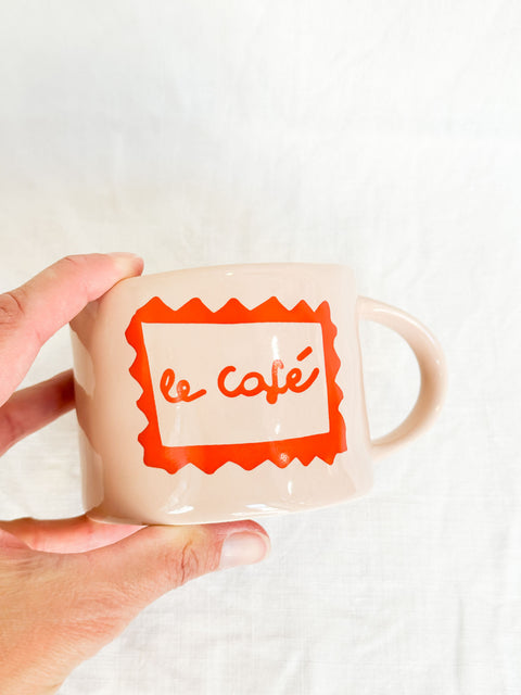 Tasse Le café