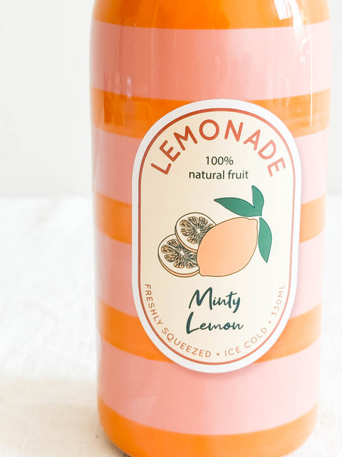 Vase bouteille Limonade Citron