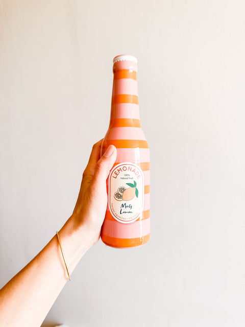 Vase bouteille Limonade Citron