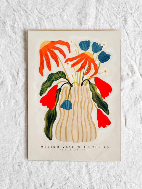 Affiche Medium Vase Tulipe