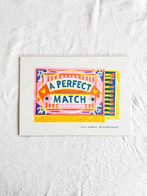 Affiche Risographie Perfect match A4