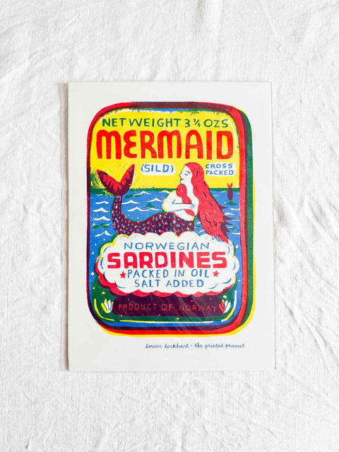 Affiche Risographie Sirène A4