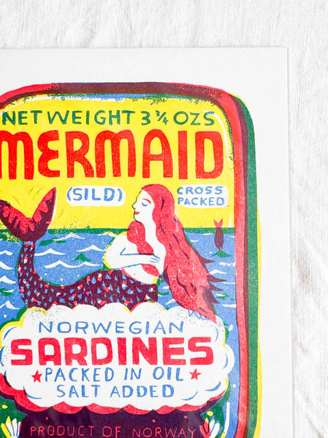 Affiche Risographie Sirène A4