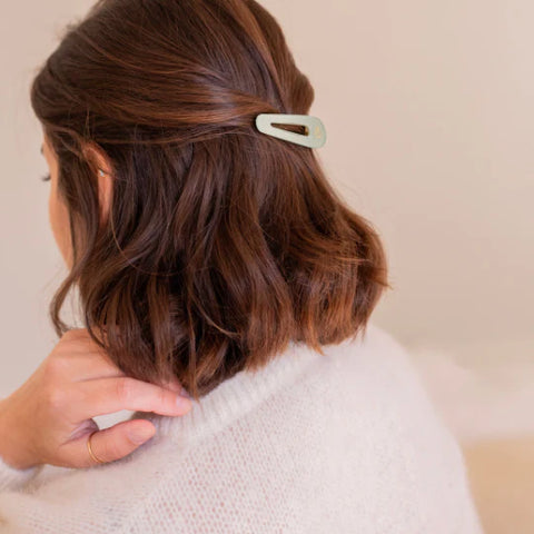 Set de 2 barrettes Opaline - Vert