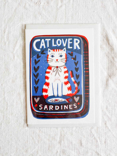Carte Cat lover Sardines