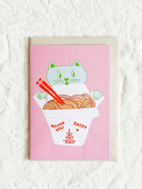 Carte Thank you enjoy