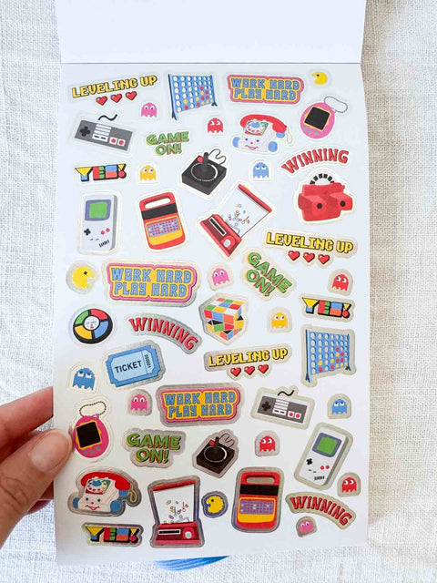 All the 80's planner stickers book