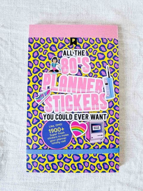All the 80's planner stickers book