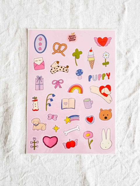 Planche stickers A5 - Novembre