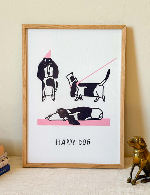 Affiche Happy dog