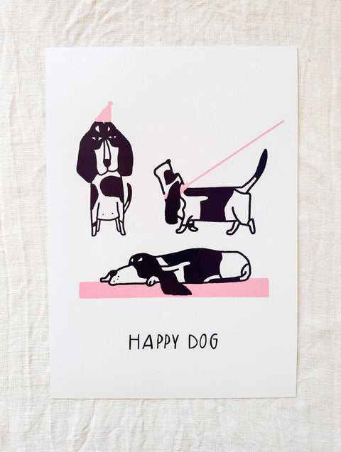 Affiche Happy dog