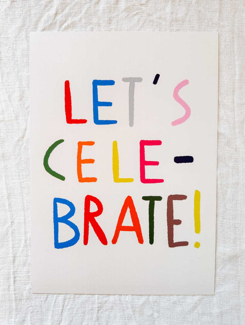 Affiche Let's celebrate