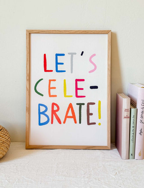 Affiche Let's celebrate