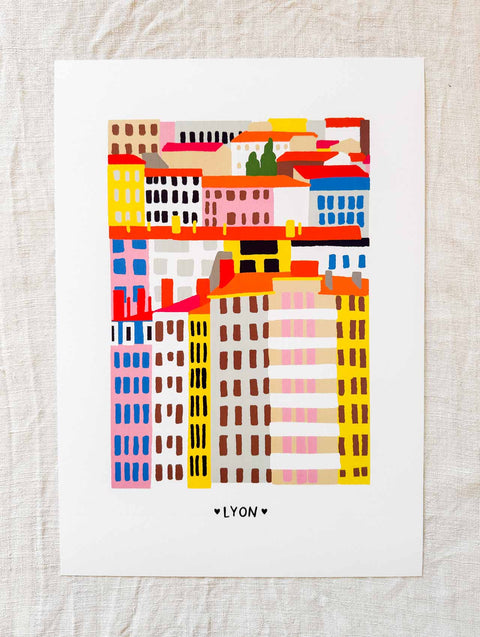 Affiche Vive Lyon