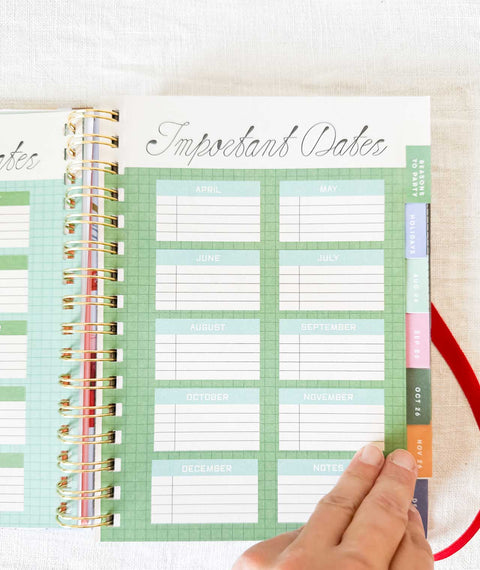 Agenda 17 mois Art tools