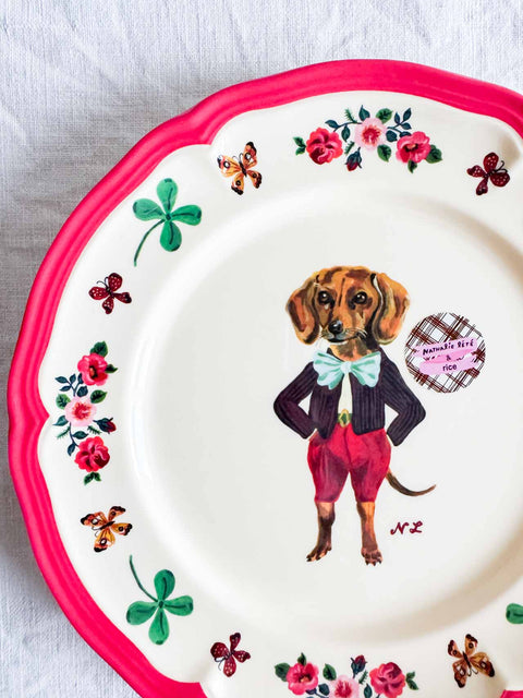 Assiette Nathalie Lété PM Teckel