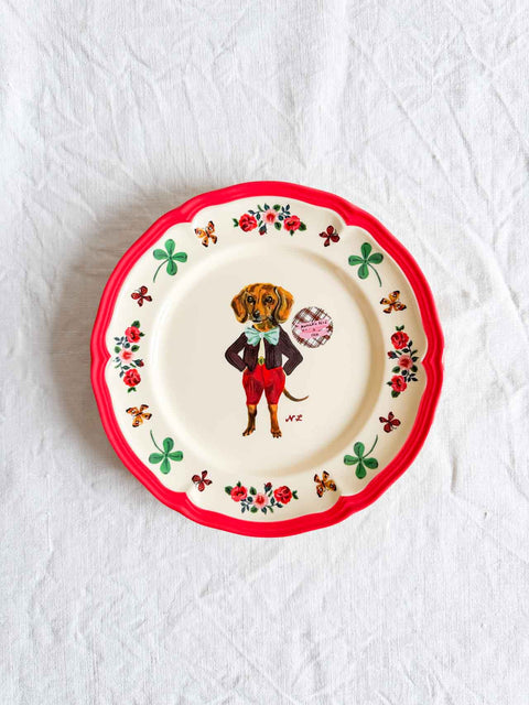 Assiette Nathalie Lété PM Teckel