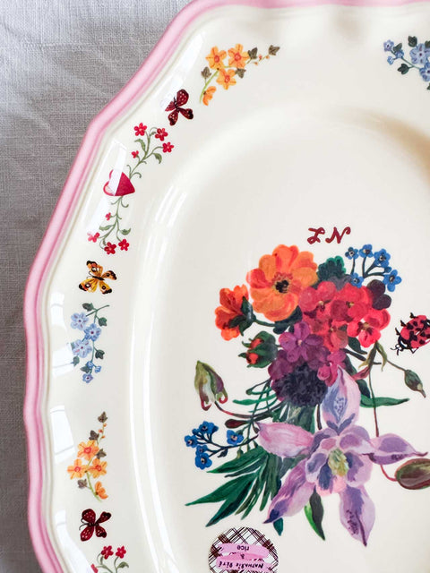 Assiette de service Nathalie Lété PM Flower