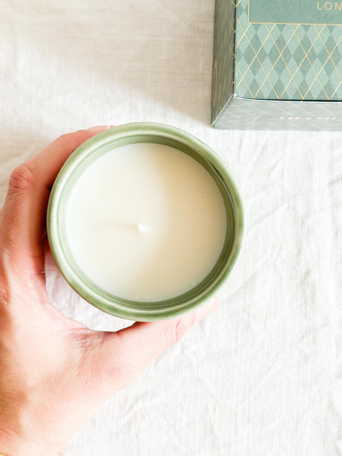 Bougie Olive - Au coin du feu