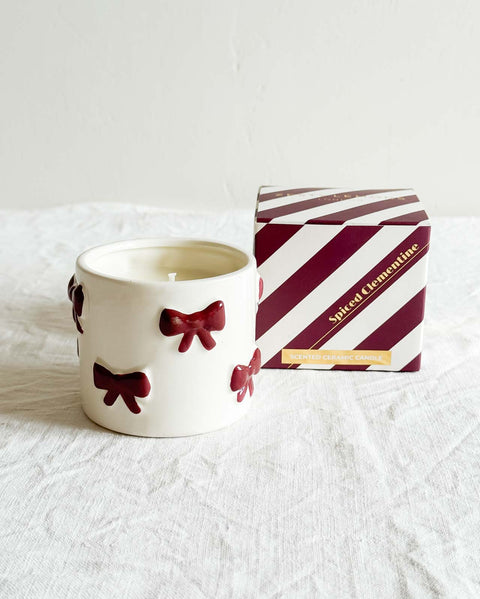 Bougie Nœud - Clémentine épicée