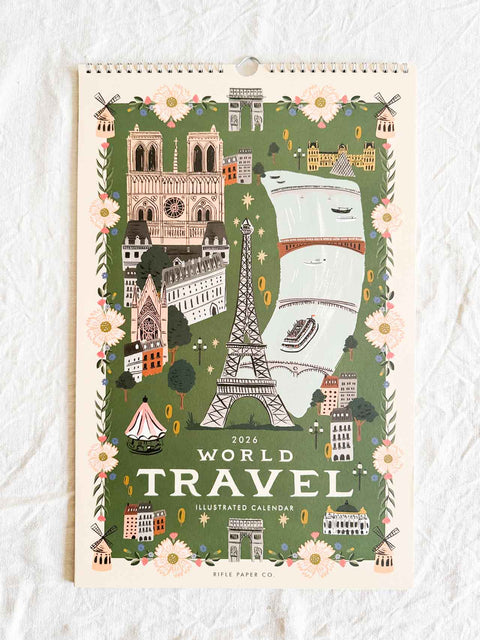 Calendrier 2026 World travel