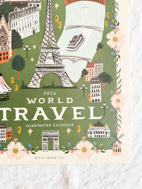 Calendrier 2026 World travel