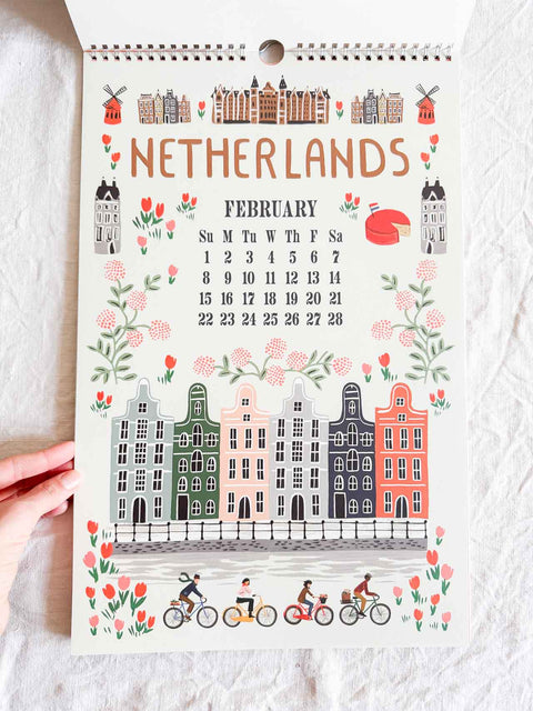 Calendrier 2026 World travel