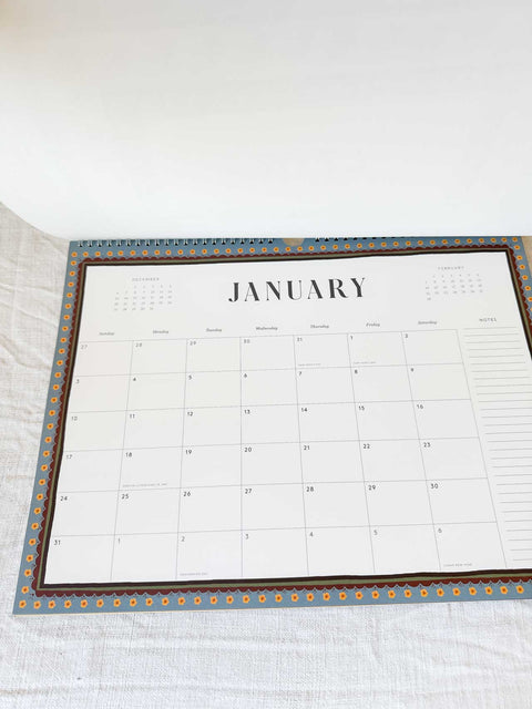 Calendrier 2027 Paisley