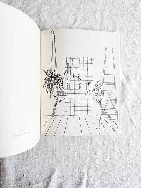 Carnet coloriage et stickers - Le jardin