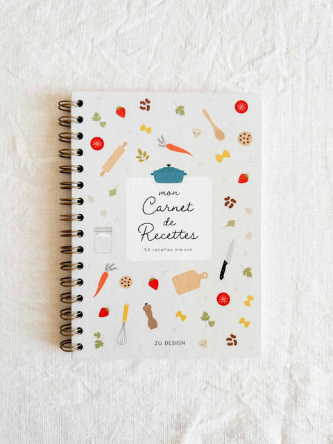 Carnet de recette à remplir
