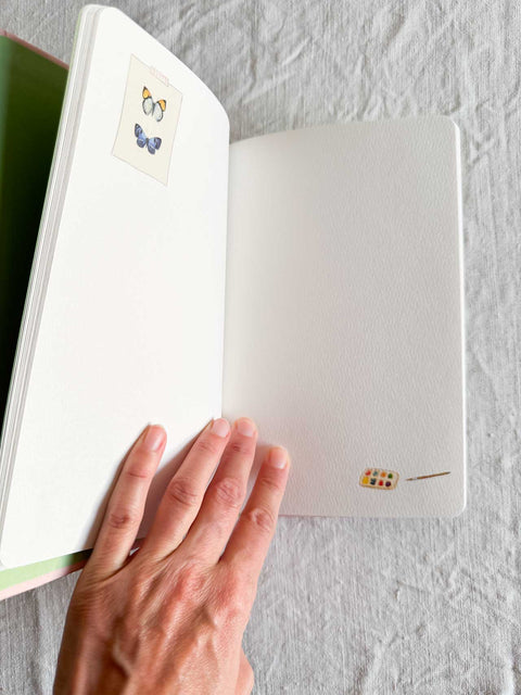 Carnet de souvenir à l'aquarelle Laura Pasquet