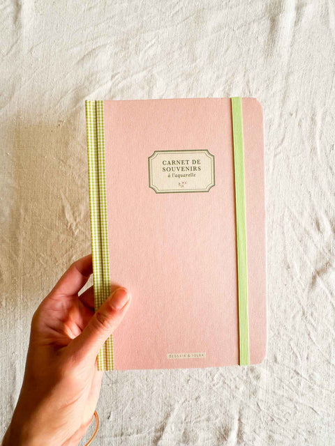Carnet de souvenir à l'aquarelle Laura Pasquet