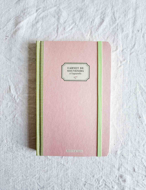 Carnet de souvenir à l'aquarelle Laura Pasquet