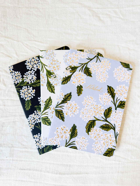 Carnet fin Hortensias