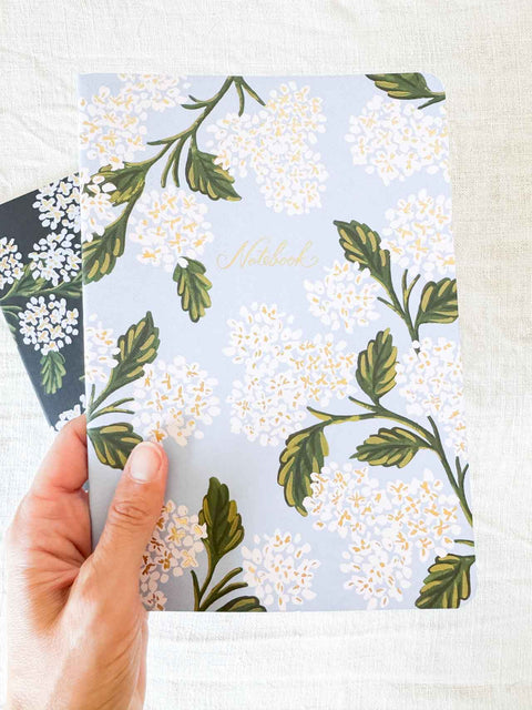 Carnet fin Hortensias