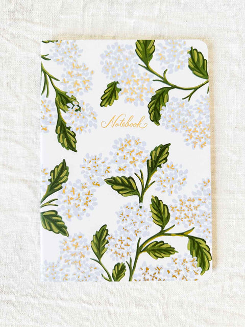 Carnet fin Hortensias