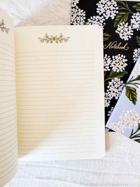 Carnet fin Hortensias