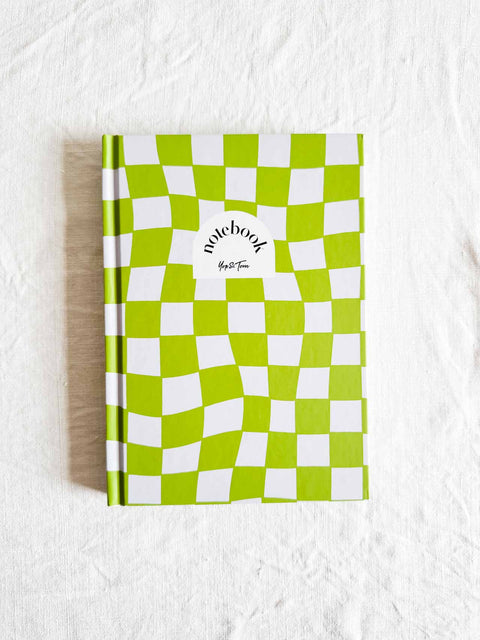Carnet rigide - Mosaïque verte
