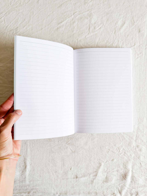 Carnet souple - Fleurs Vertes