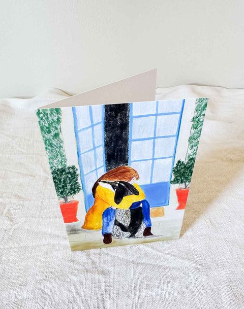 Carte Le câlin