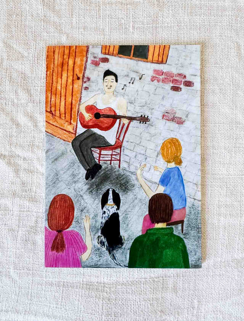 Carte Le chanteur