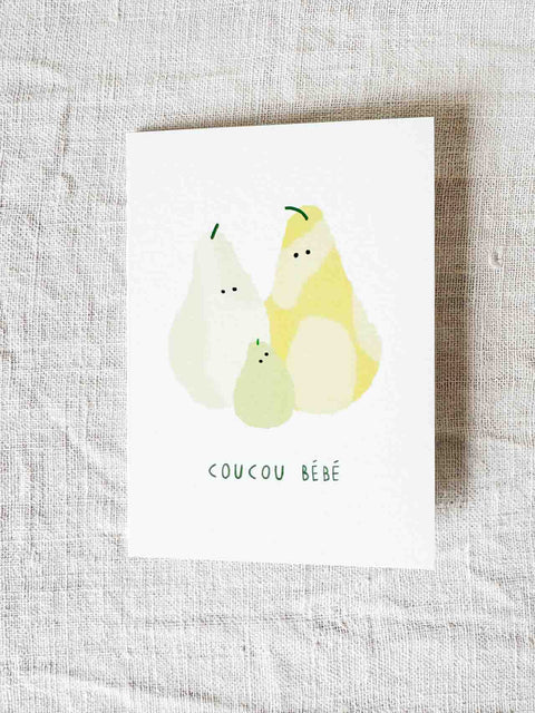 Carte Coucou bébé
