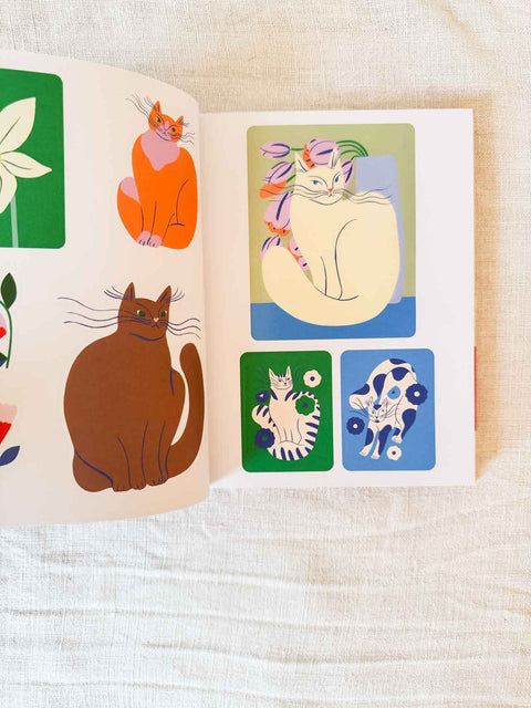Livre Stickers Chats collants