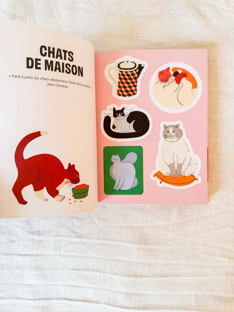 Livre Stickers Chats collants